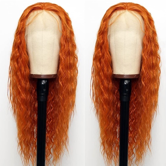 22” COPPER WAVY lace front wig *NEW*